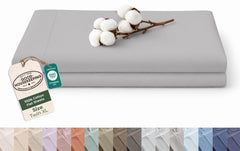 144TC cotton flat sheet Silver