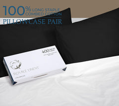 400TC cotton pillow Mid Night Black