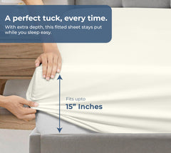 Royale Linens 300 thread Count 100% Cotton Sheet & Pillowcase Sets