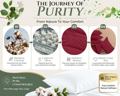 144TC cotton pillowcases Red