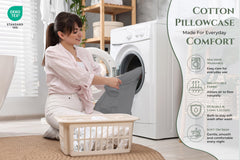 144TC cotton pillowcases Charcoal