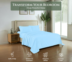 Royale Linens 144 thread Count 100% Cotton Sheet Set