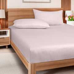 Royale Linens 100% Organic Cotton Percale Weave Super Soft Deep Pocket Bottom Sheets Elastic Sheet Fitted Sheets Only