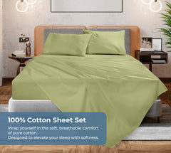 Royale Linens 200 thread count cotton sheet set