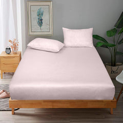 Royale Linens 100% Organic Cotton Percale Weave Super Soft Deep Pocket Bottom Sheets Elastic Sheet Fitted Sheets Only