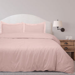 ROYALE LINENS White Duvet Cover - Duvet Cover Set - 3 Piece Double Brushed Duvet Covers with Zipper Closure, 1 Duvet Cover and 2 Pillow Shams