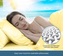 200TC cotton pillowcase Yellow - image 24