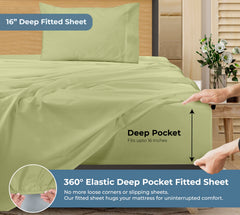 Royale Linens 200 thread count cotton sheet set
