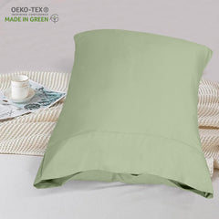 ROYALE LINENS 300 thread Count 100% Long Staple Combed Cotton Pillowcases Set Of 2 - Ultra Soft - Queen Bed Pillow Cover - 20"x30" - Breathable, Cool & Crisp Percale White Pillow Cases