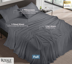 Royale Linens 200 thread count cotton sheet set