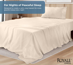 Royale Linens 200 thread count cotton sheet set