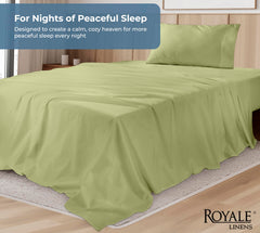 Royale Linens 200 thread count cotton sheet set