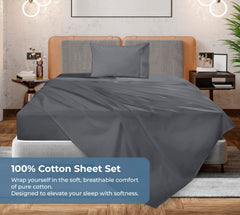 Royale Linens 200 thread count cotton sheet set
