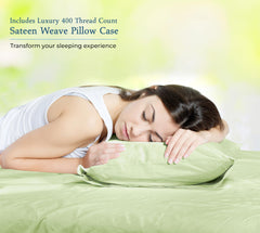 400TC sheet set Florentine Sage image 8