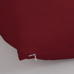 Royale Linens Body Pillow Cover - Double Brushed 1800 Microfiber - 20"x54" with Hidden Zipper Closure - Wrinkle & Fade Resistant - Super Soft Body Pillowcase 2 Pack (Burgundy, Pack of 2)