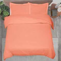 ROYALE LINENS White Duvet Cover - Duvet Cover Set - 3 Piece Double Brushed Duvet Covers with Zipper Closure, 1 Duvet Cover and 2 Pillow Shams