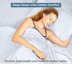 200TC cotton flat sheet White - image 9