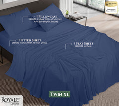 Royale Linens 144 thread Count 100% Cotton Sheet Set