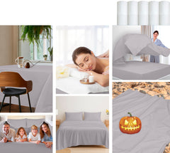 200TC cotton flat sheet Silver - image 8