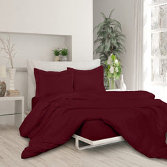 Button duvet cover Burgundy image 9
