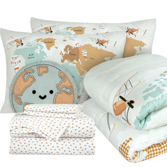 Royale Linens Biab Printed Bedding Set