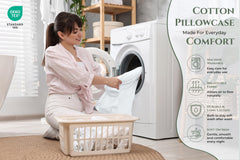144TC cotton pillowcases White