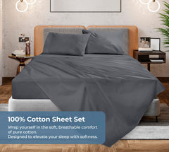 Royale Linens 200 thread count cotton sheet set