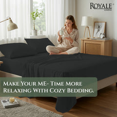 Royale Linens 144 thread Count 100% Cotton Sheet Set
