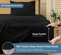 Royale Linens 200 thread count cotton sheet set
