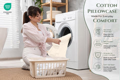 144TC cotton pillowcases Cream