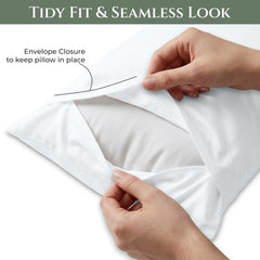 144TC cotton pillowcases White