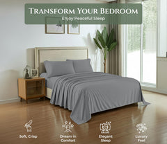 Royale Linens 144 thread Count 100% Cotton Sheet Set