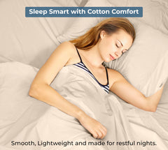 200TC cotton flat sheet Cream - image 9
