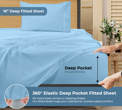 Royale Linens 200 thread count cotton sheet set