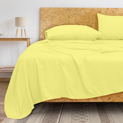 Royale Linens 300 Thread Count 100% Long Staple Combed Cotton Flat Sheet - Super Soft - Top Sheet - Breathable, Cool & Crisp Percale Flat Sheet Only