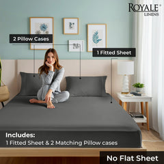 Royale Linens 300 thread Count 100% Cotton Sheet & Pillowcase Sets