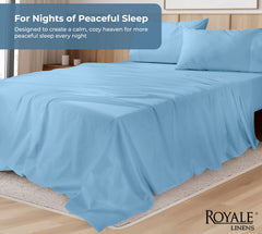 Royale Linens 200 thread count cotton sheet set