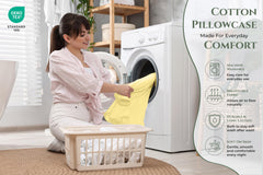 144TC cotton pillowcases Yellow