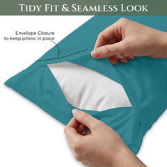 144TC cotton pillowcases Teal