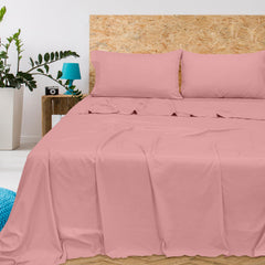 Royale Linens 300 Thread Count 100% Long Staple Combed Cotton Flat Sheet - Super Soft - Top Sheet - Breathable, Cool & Crisp Percale Flat Sheet Only
