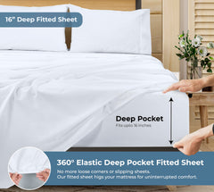 Royale Linens 200 thread count cotton sheet set