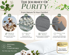 144TC cotton pillowcases Charcoal