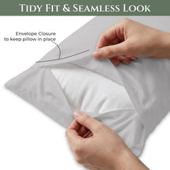 144TC cotton pillowcases Silver