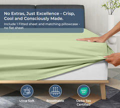Royale Linens 300 thread Count 100% Cotton Sheet & Pillowcase Sets