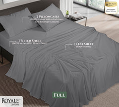 Royale Linens 144 thread Count 100% Cotton Sheet Set