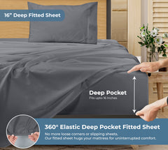 Royale Linens 200 thread count cotton sheet set