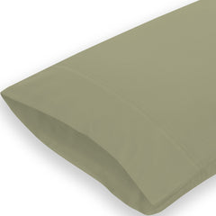 Royale Linens Queen Pillowcase Set of 2 - Bed Pillow Cover - 20" x 30" - Sage Green Pillowcases - 1800 Brushed Microfiber, Wrinkle & Fade Resistant - Soft & Cozy- Queen Size Pillow Case (Queen, Sage)