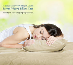400TC sheet set Moroccan Sand image 8
