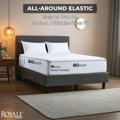 Fitted Sheets 2 Packs White upload26 image 15