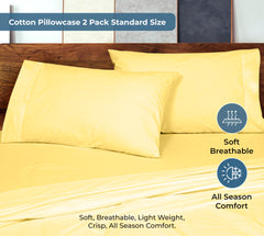 200TC cotton pillowcase Yellow - image 21